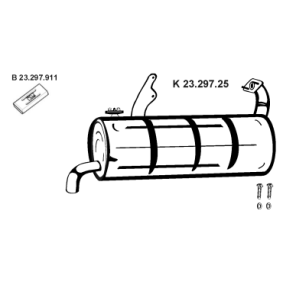 Katalysator 23.297.25 von EBERSPÄCHER günstig für 493,89 € online kaufen