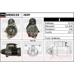 Anlasser des Herstellers DELCO REMY - Originalware Artikelnummer: DRS0119