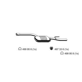 Mittelschalldämpfer 361095 von ERNST günstig für 173,17 € online kaufen