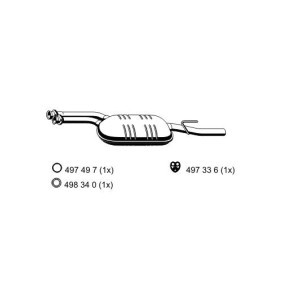 Mittelschalldämpfer 362238 von ERNST günstig für 152,87 € online kaufen
