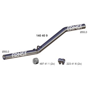 Compre Tubo de escape de ERNST online para Caddy III Van (2KA, 2KH, 2CA, 2CH) a preços moderados