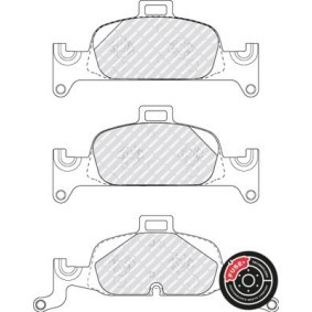 Bremsbeläge für FORD USA von FERODO