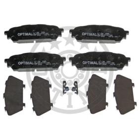 Bremsbeläge für SUBARU von OPTIMAL