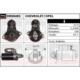 Anlasser DRS0481 von DELCO REMY günstig für 188,79 € online kaufen
