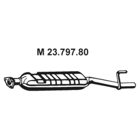 Mittelschalldämpfer 23.797.80 von EBERSPÄCHER günstig für 187,04 € online kaufen