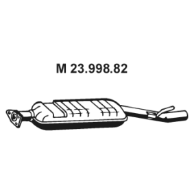 Mittelschalldämpfer 23.998.82 von EBERSPÄCHER günstig für 170,53 € online kaufen