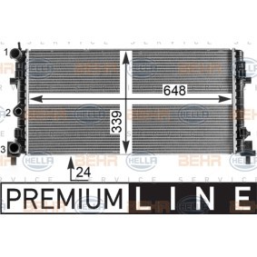 Kühler, Motorkühlung 8MK 376 902-011 von HELLA günstig für 154,15 € online kaufen