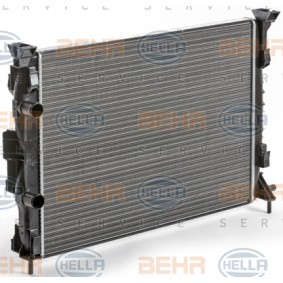 Kühler, Motorkühlung für RENAULT von HELLA