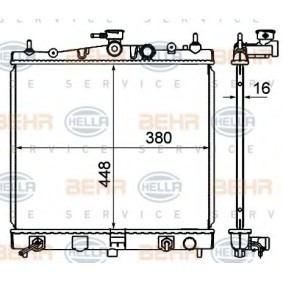 Kühler, Motorkühlung 8MK 376 735-121 von HELLA günstig für 150,46 € online kaufen