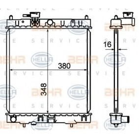Kühler, Motorkühlung 8MK 376 735-171 von HELLA günstig für 76,71 € online kaufen
