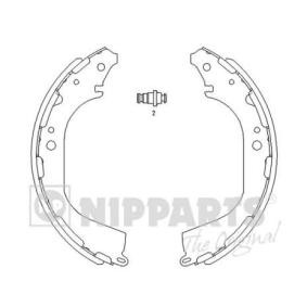 Compre Jogo de maxilas de travão da NIPPARTS J3501045 a um preço baixo por 78,02 €