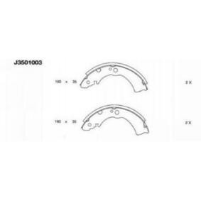 Compre Jogo de maxilas de travão da NIPPARTS J3501003 a um preço baixo por 26,56 €