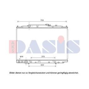 Achetez des Radiateur du moteur AKS DASIS 100072N à prix pour 130,95 €