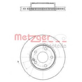 Bremsscheibe 25284 V von METZGER günstig für 67,57 € online kaufen