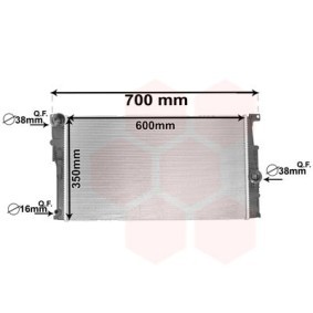 Kühler, Motorkühlung 06002448 von VAN WEZEL günstig für 197,82 € online kaufen