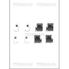 Zubehörsatz, Scheibenbremsbelag 8105 101608 von TRISCAN günstig für 26,55 € online kaufen