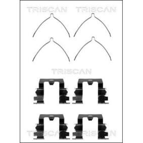 Zubehörsatz, Scheibenbremsbelag 8105 501576 von TRISCAN günstig für 14,18 € online kaufen