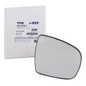 Spiegelglas, Außenspiegel 325-0078-1 von TYC günstig für 12,59 € online kaufen