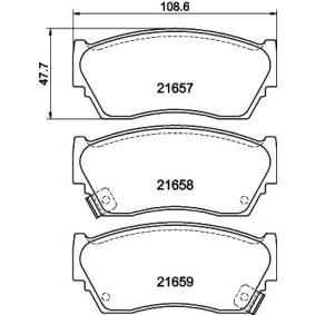 Compre Pastilhas de travão de MINTEX online para Sentra III (B13) a preços moderados