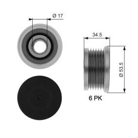 Köp Frihjulskoppling, generator av GATES OAP7109 till det låga priset 587,92 kr