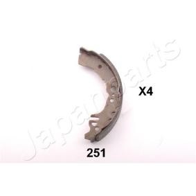 Bremsbackensatz GF-251AF von JAPANPARTS günstig für 75,11 € online kaufen