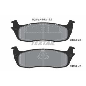 Achetez des Plaquettes de frein TEXTAR 2475301 à prix pour 40,44 €