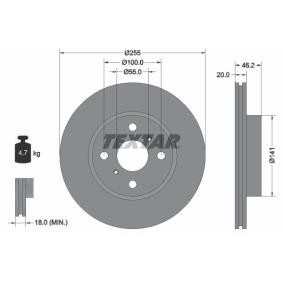 Compre Disco de travão da TEXTAR 92199900 a um preço baixo por 45,61 €