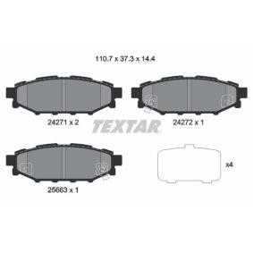 Acquista Pastiglie dei freni da TEXTAR online per WRX Hatchback (GP) a prezzi moderati