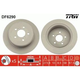 Bremsscheibe DF6290 von TRW günstig für 52,02 € online kaufen