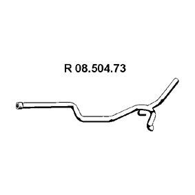 Abgasrohr für OPEL von EBERSPÄCHER