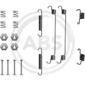 Compre Kit de acessórios, maxilas do travão da A.B.S. 0657Q a um preço baixo por 7,48 €