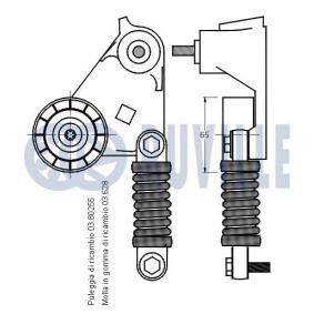 Achetez des Amortisseur de vibrations, courroie de distribution RUVILLE 55712 à prix pour 66,00 €