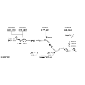 Acquista Silenziatore centrale da BOSAL online per CABSTAR Pianale piatto/Telaio (F23, H41, H42) a prezzi moderati