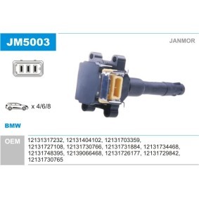 Zündspule JM5003 von JANMOR günstig für 50,07 € online kaufen