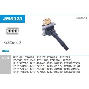Acquista Bobina d'accensione da JANMOR JM5023 a buon mercato per soli 85,93 €