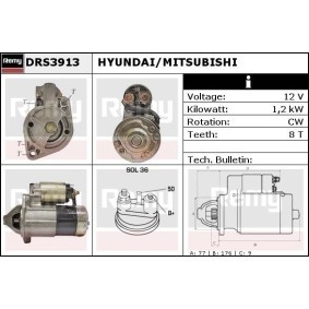 Anlasser DRS3913N von DELCO REMY günstig für 146,57 € online kaufen