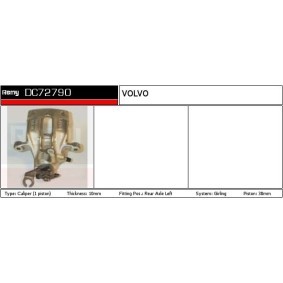 Bremssattel für VOLVO von DELCO REMY
