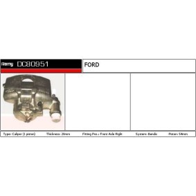 Bremssattel für ALFA ROMEO von DELCO REMY