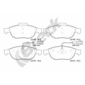 Achetez des Plaquettes de frein BRECK 23140 00 701 10 à prix pour 23,51 €