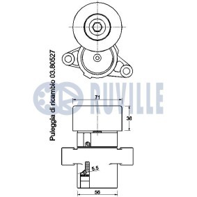 Steuerkettenspanner 3450001 von RUVILLE günstig für 34,08 € online kaufen