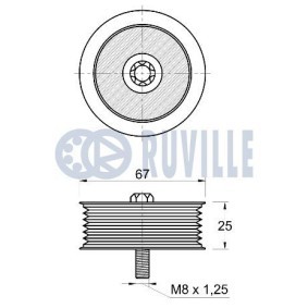 Spannarm, Keilrippenriemen 58614 von RUVILLE günstig für 127,19 € online kaufen