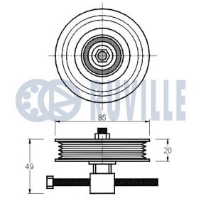 Kurbelwellenrad 3455014 von RUVILLE günstig für 42,02 € online kaufen