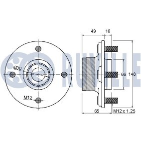 Federbeinstützlager 825017 von RUVILLE günstig für 7,70 € online kaufen
