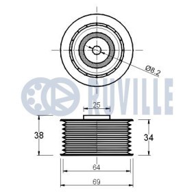 Rollensatz, Zahnriemen 5584450 von RUVILLE günstig für 61,70 € online kaufen