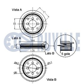 Radlagersatz 8617 von RUVILLE günstig für 81,54 € online kaufen