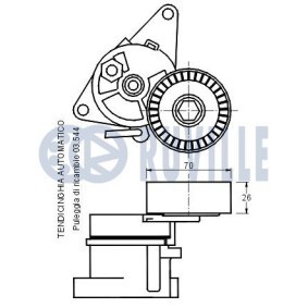 Rollensatz, Zahnriemen 5590150 von RUVILLE günstig für 40,44 € online kaufen