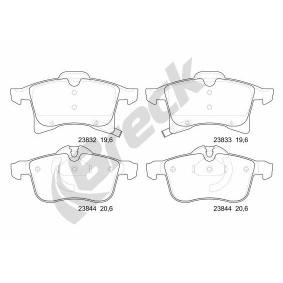 Achetez des Plaquettes de frein BRECK 23832 00 702 10 à prix pour 45,13 €