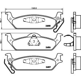 Achetez des Plaquette de frein de chez MINTEX en ligne pour DAKOTA Extended Cab Pickup à prix modérés