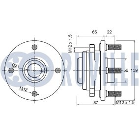 Rollensatz, Zahnriemen 5556650 von RUVILLE günstig für 61,72 € online kaufen