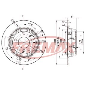 Compre Disco de travão da FREMAX BD-6668 a um preço baixo por 66,91 €